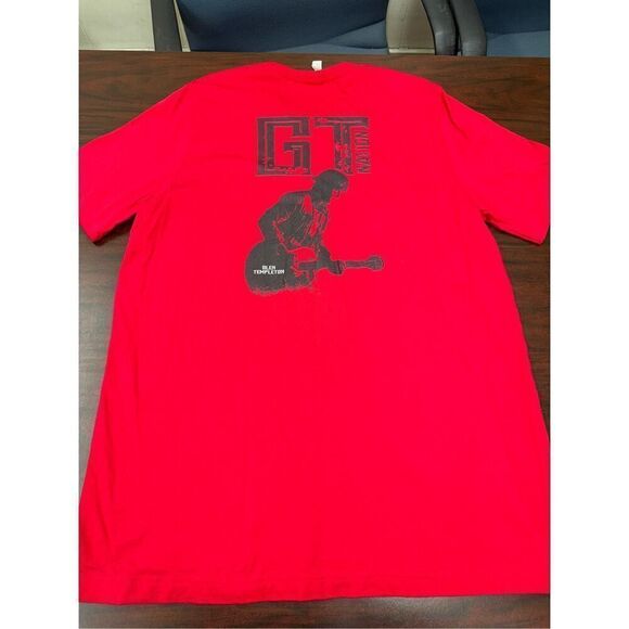 Glen Templeton Nation Red Mens Short Sleeve Tee Size X-Large - Picture 3 of 8